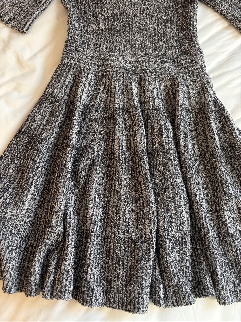 Jonathan Simkhai Gray Knit Midi Dress - Picture 4 of 5